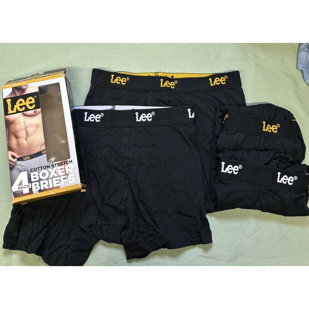 Lee Mens Boxer Briefs Size M 4 Pack P96